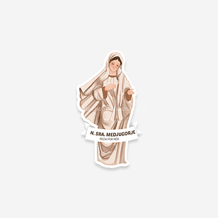 Our Lady of Medjugorje sticker