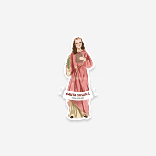 Saint Susanna Catholic sticker