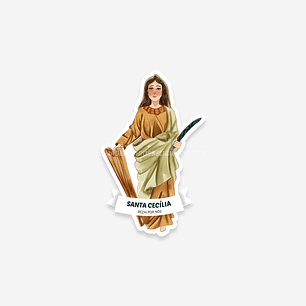 Saint Cecilia Sticker