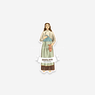 Saint Zita Catholic sticker