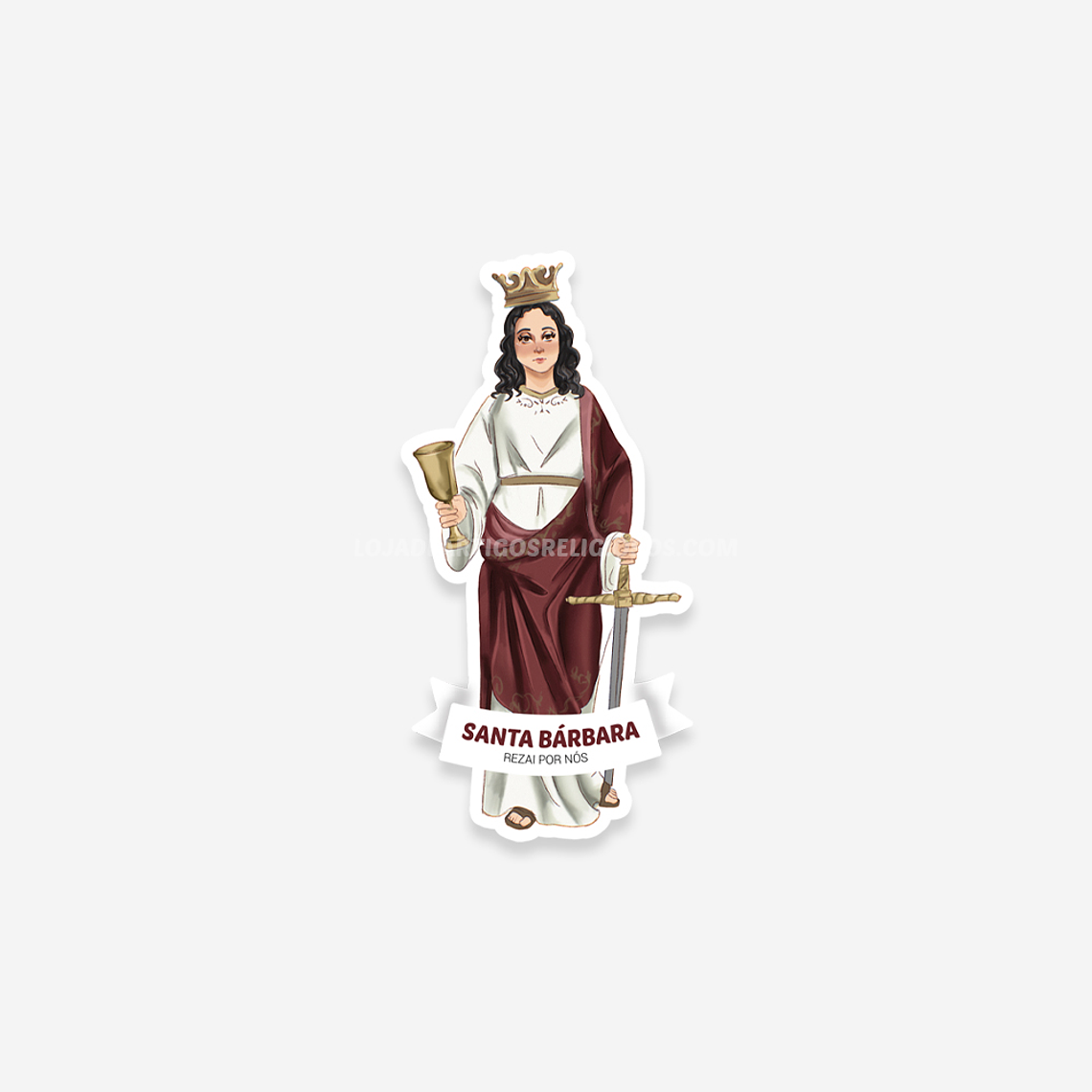 Saint Barbara Sticker 1