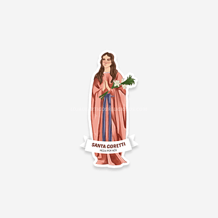 Saint Maria Goretti Catholic Sticker