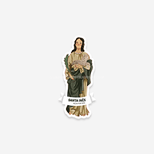 Saint Agnes Catholic sticker