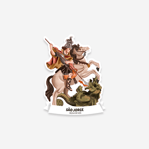 Saint George Catholic sticker