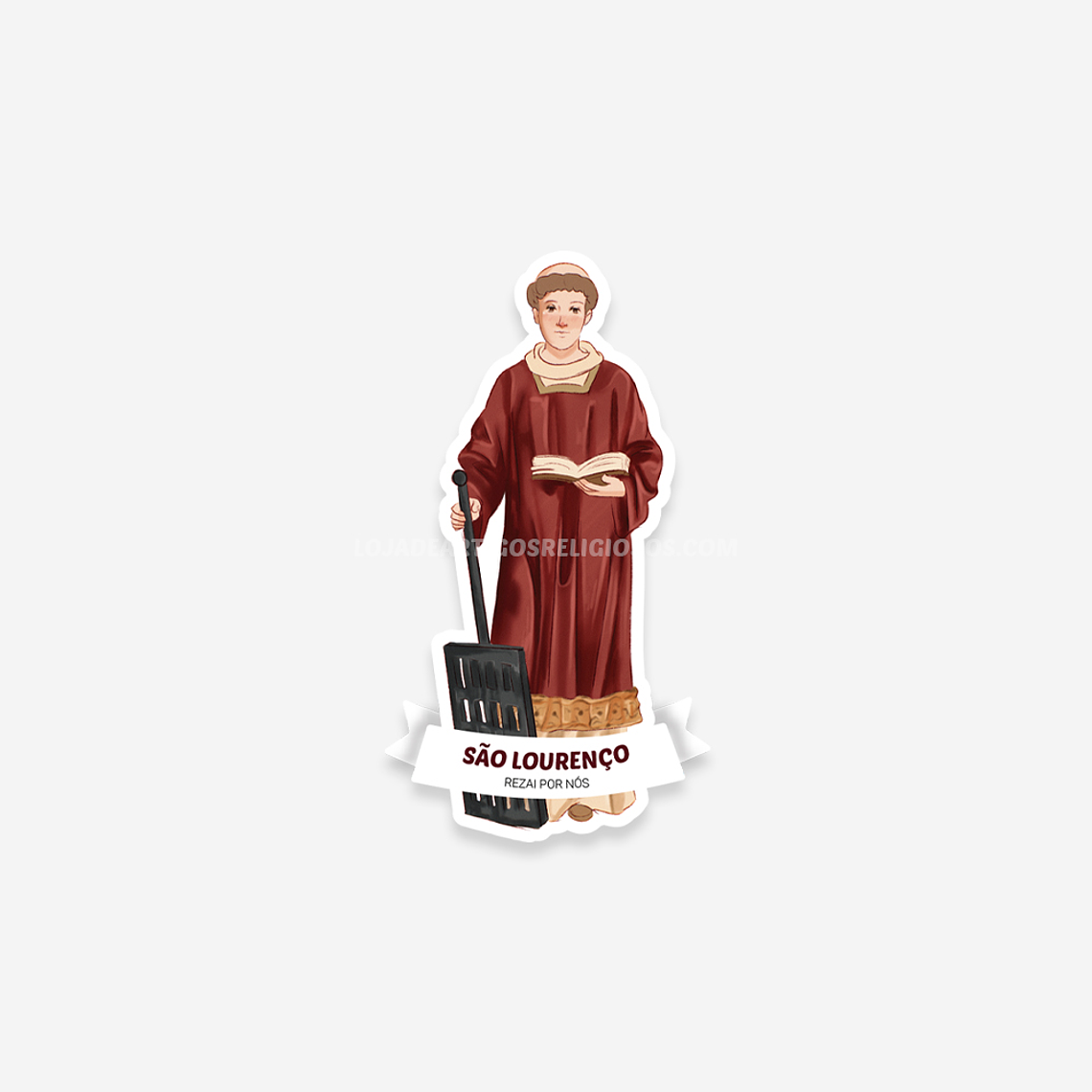 Saint Lawrence Catholic sticker 1