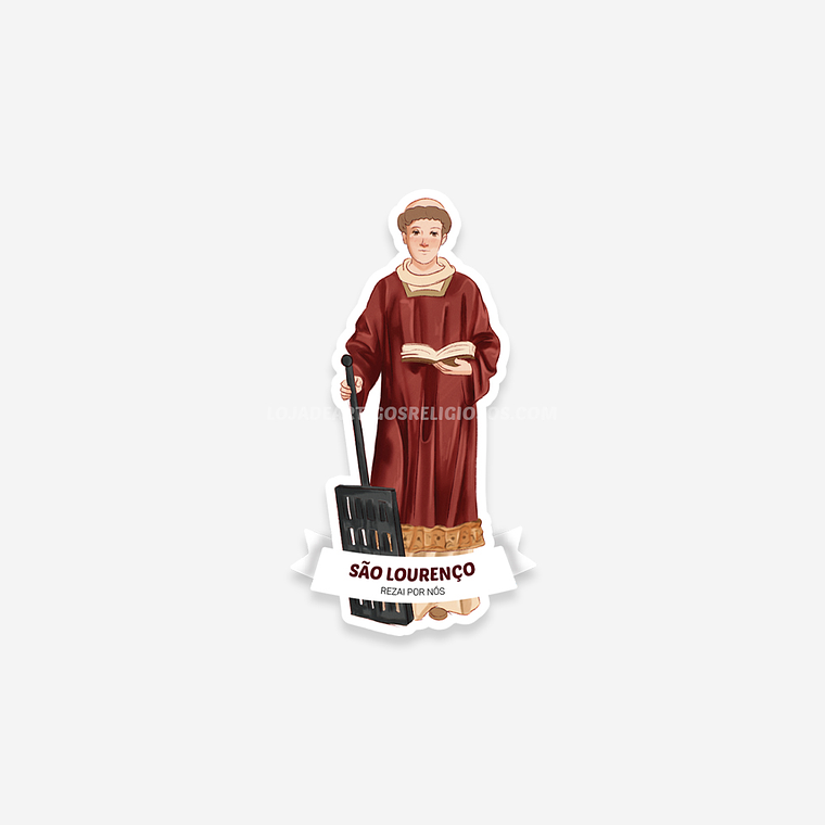 Saint Lawrence Catholic sticker 1