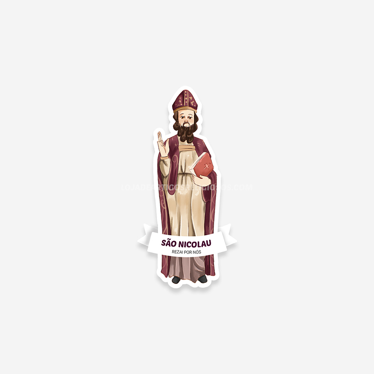 Saint Nicholas Catholic Sticker 1