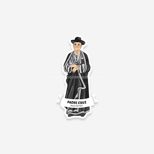 Father Cruz Catholic sticker