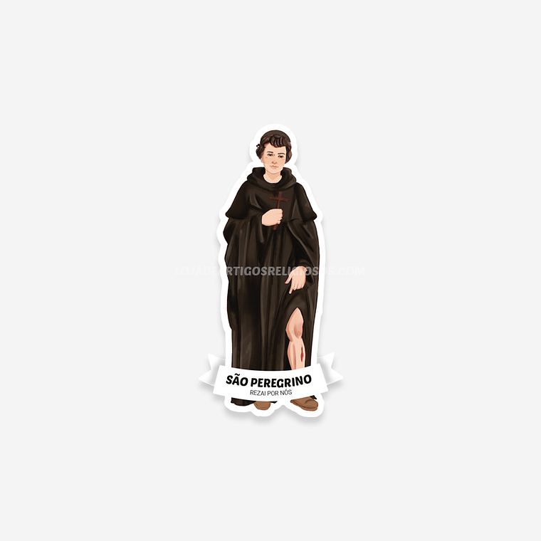 Saint Peregrine Catholic sticker 1