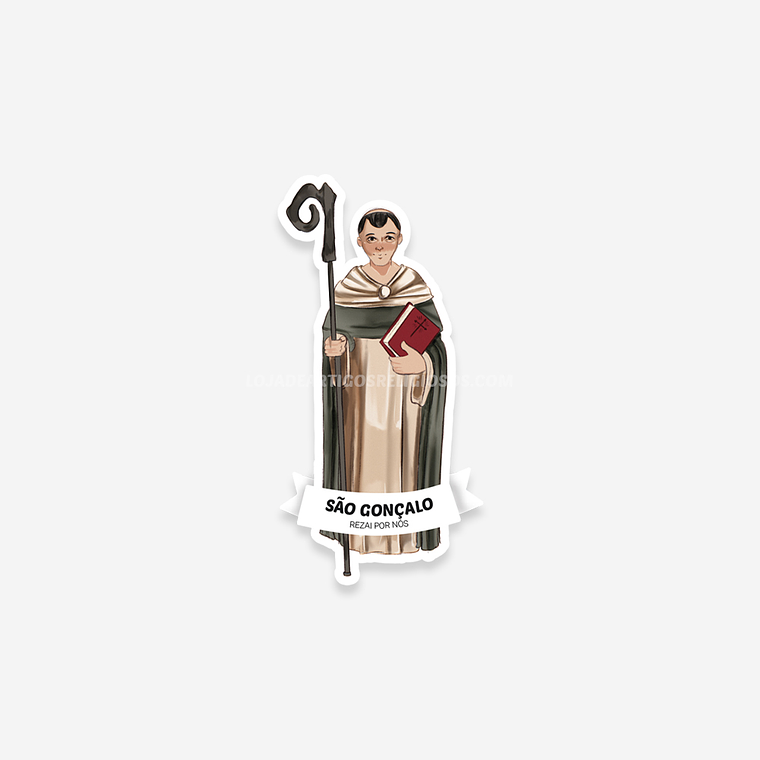 Autocolante católico de São Gonçalo 1