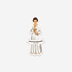 Angel of Portugal Catholic sticker