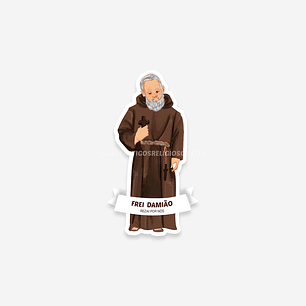 Friar Damian Catholic sticker