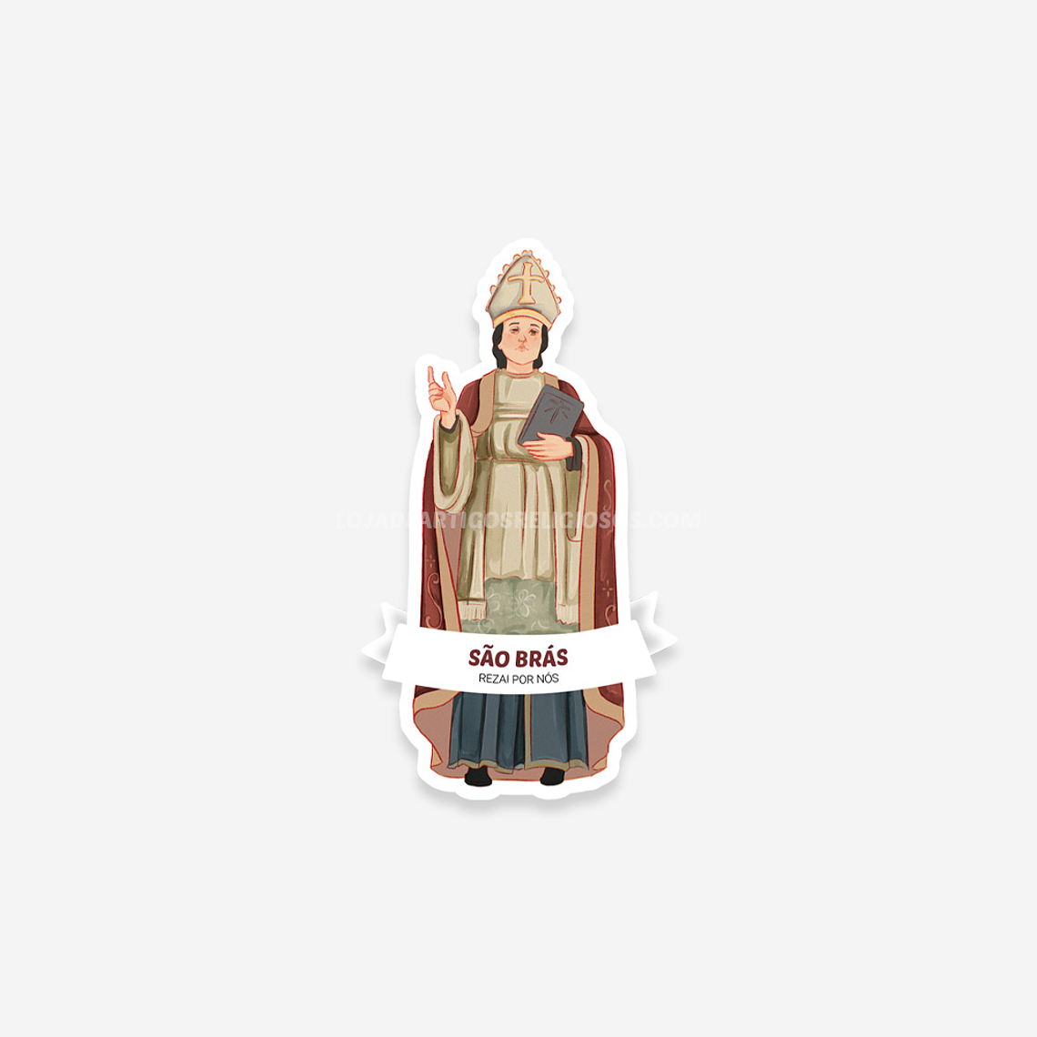 Saint Blaise sticker 1