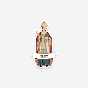 Saint Blaise sticker
