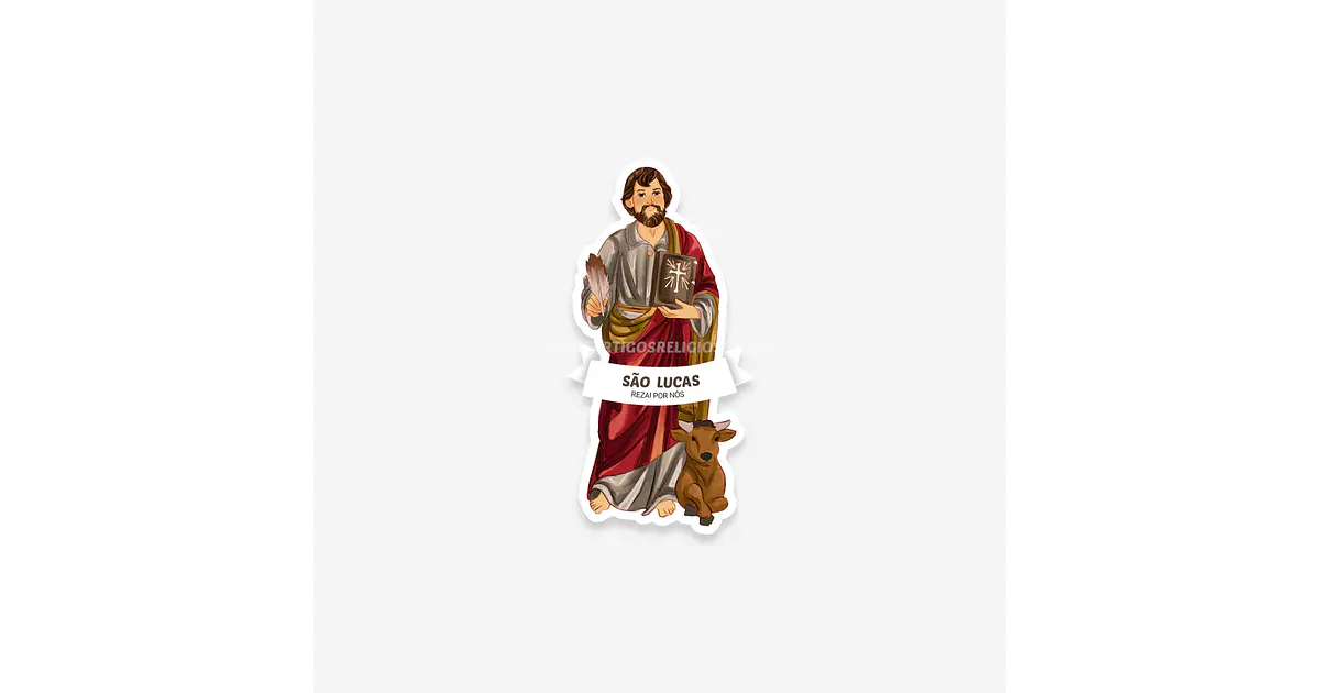 Saint Luke sticker