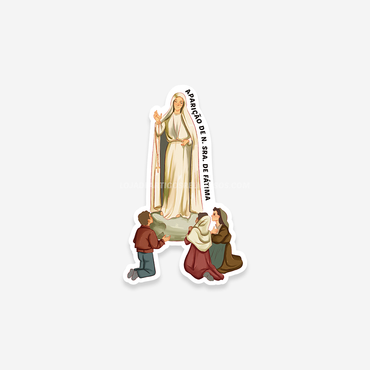 Apparition of Fátima Sticker 1