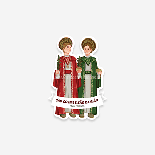 Saint Cosmas and Saint Damian Sticker