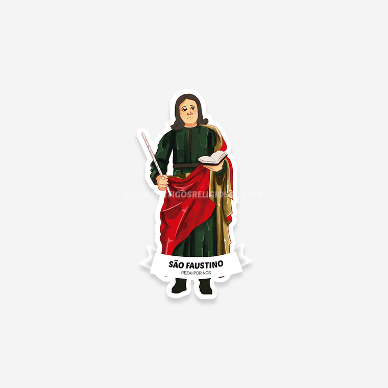 Saint Faustinus Sticker 1