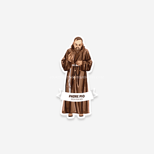 Father Pio Sticker