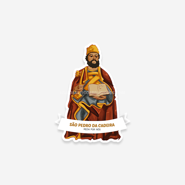 Saint Peter of the Chair Sticker 1