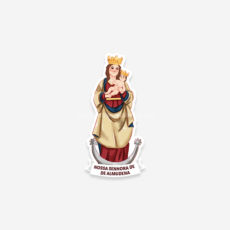 Our Lady of Almudena Sticker 1