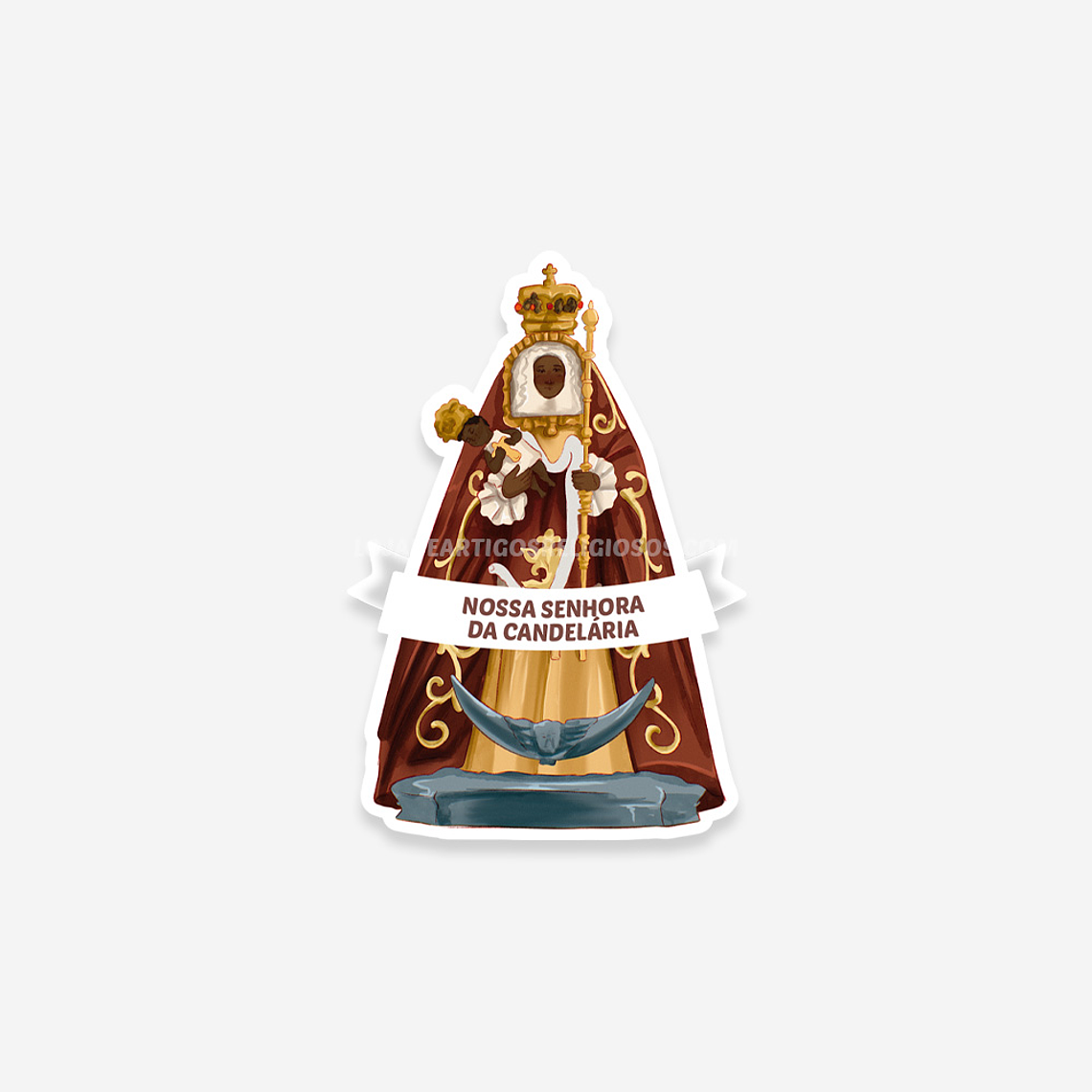 Our Lady of Candles Sticker 1