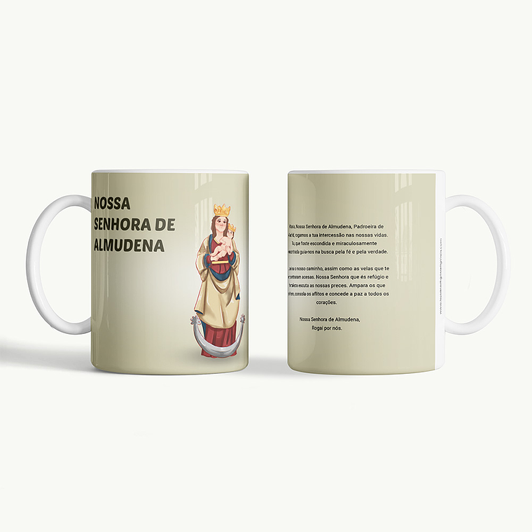 Caneca de Nossa Senhora de Almudena  1