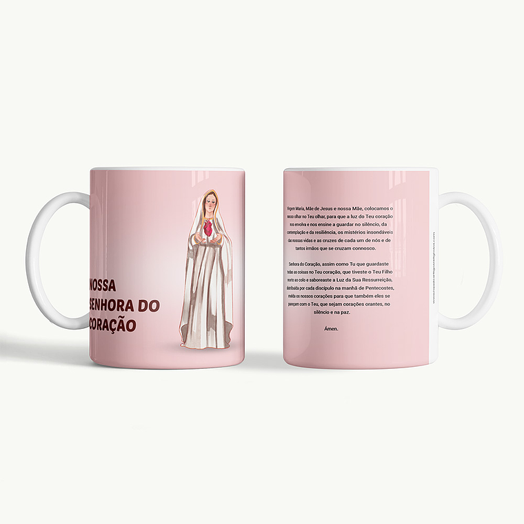 Caneca de Nossa Senhora do Coração 1