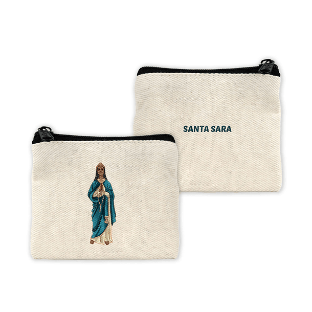 Carteira para terço de Santa Sara 1