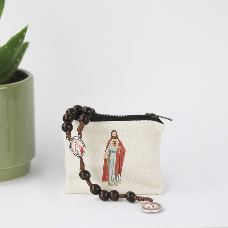 Wallet and Rosary of the Sacred Heart of Jesus 4