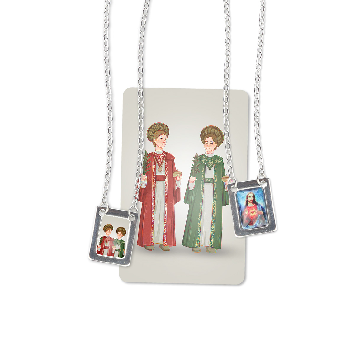 Saint Cosmas and Saint Damian Scapular 1