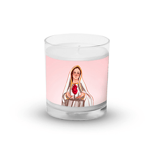 Our Lady of the Heart Candle