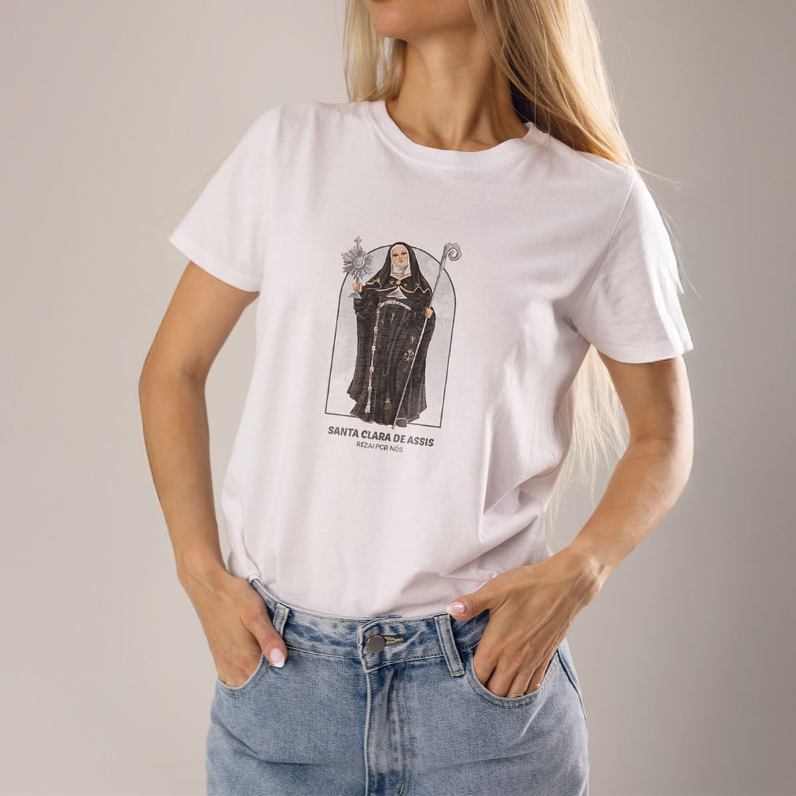 T-shirt Santa Clara de Assis  2