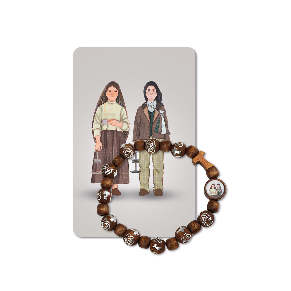 Bracelet de Sainte Jacinthe et de Saint François Marto  1