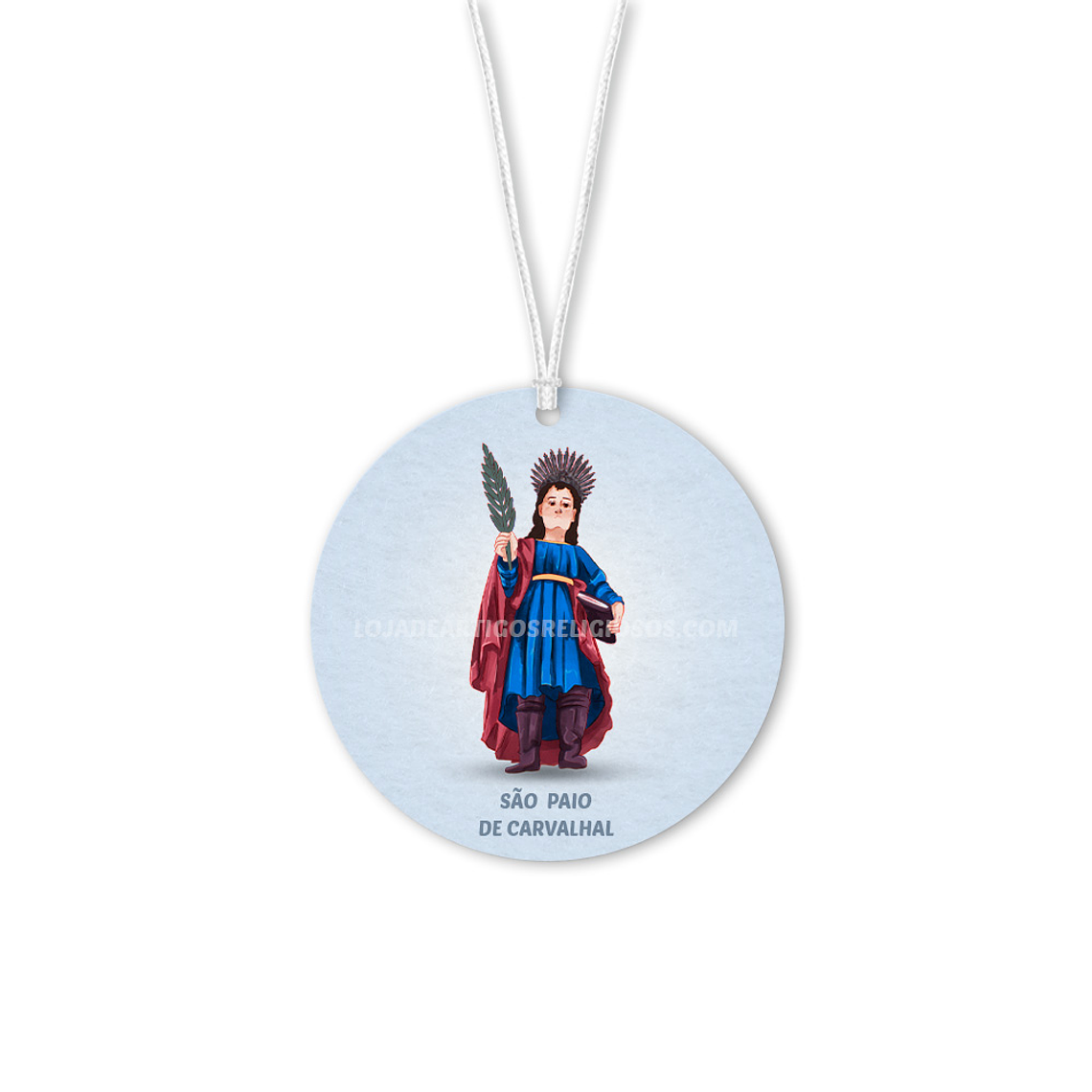 Saint Pelagius of Carvalhal Car Air Freshener 1