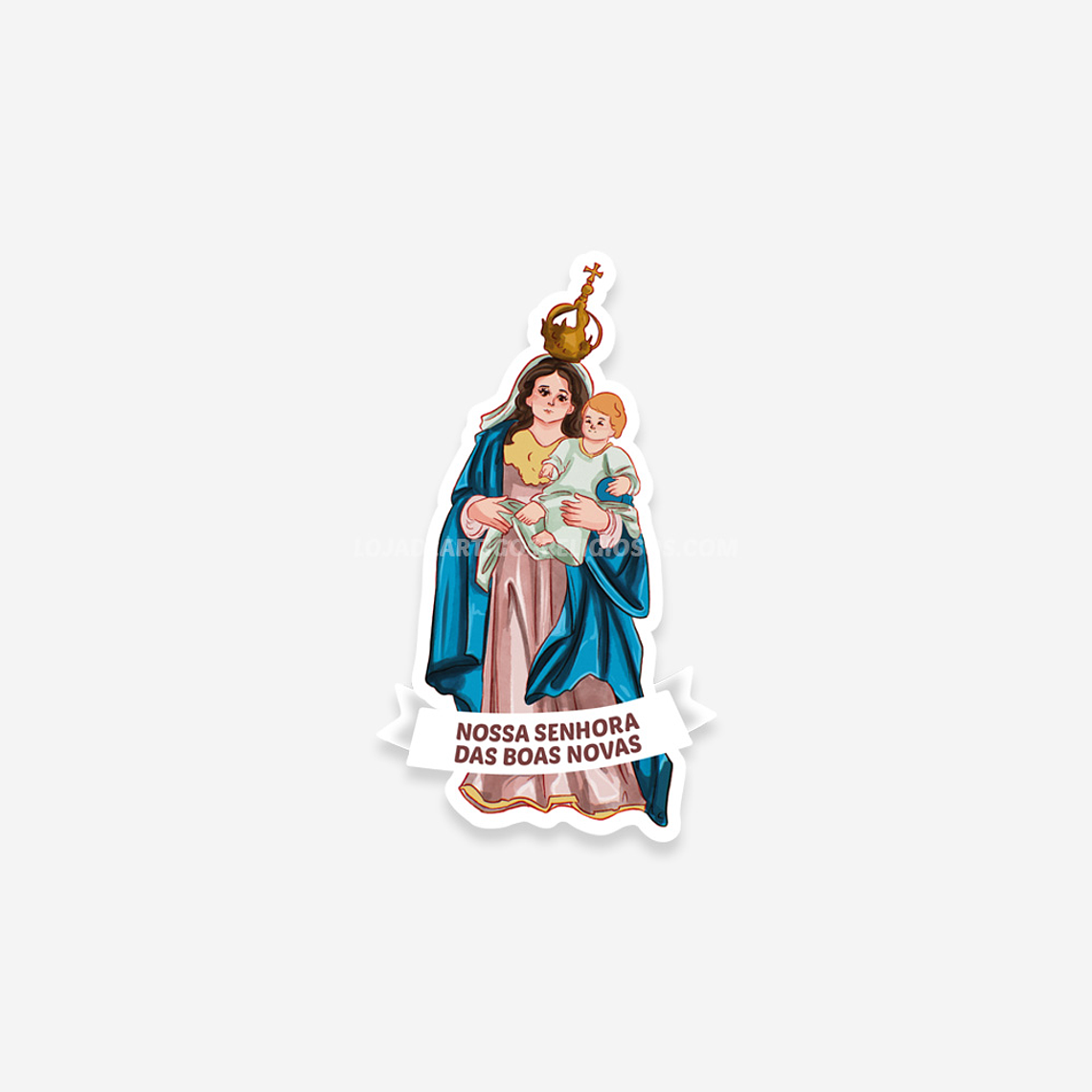 Pegatina de Nuestra Señora de las Buenas Nuevas 1