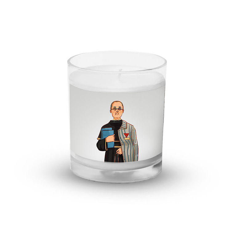 Saint Maximilian Kolbe candle 1
