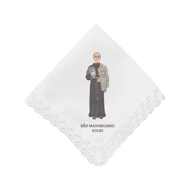 Saint Maximilian Kolbe handkerchief 1