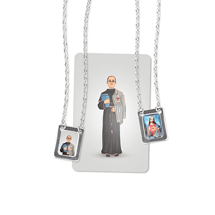 Escapulario de San Maximiliano Kolbe
