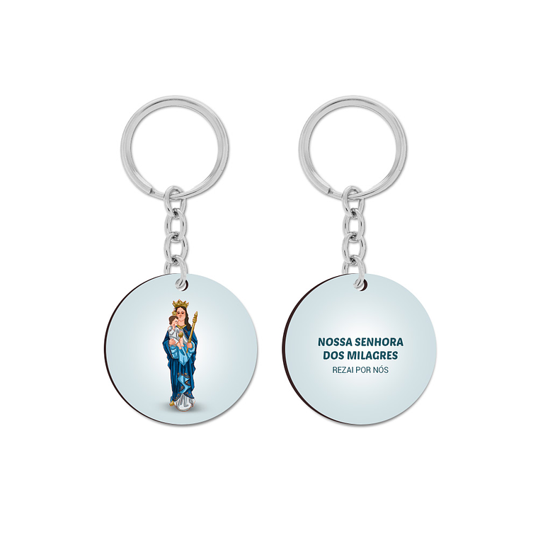 Our Lady of Miracles Keychain 1