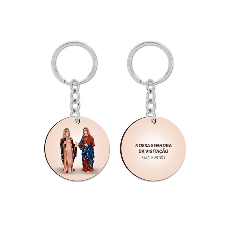 Our Lady of the Visitation Keychain 1