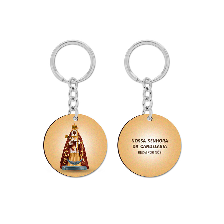 Our Lady of Can Keychain 1