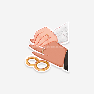 Wedding sticker