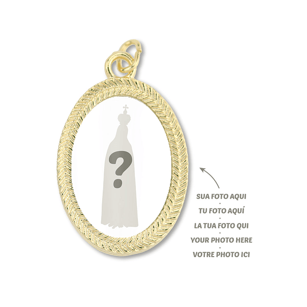 Medalha Dourada Personalizável 