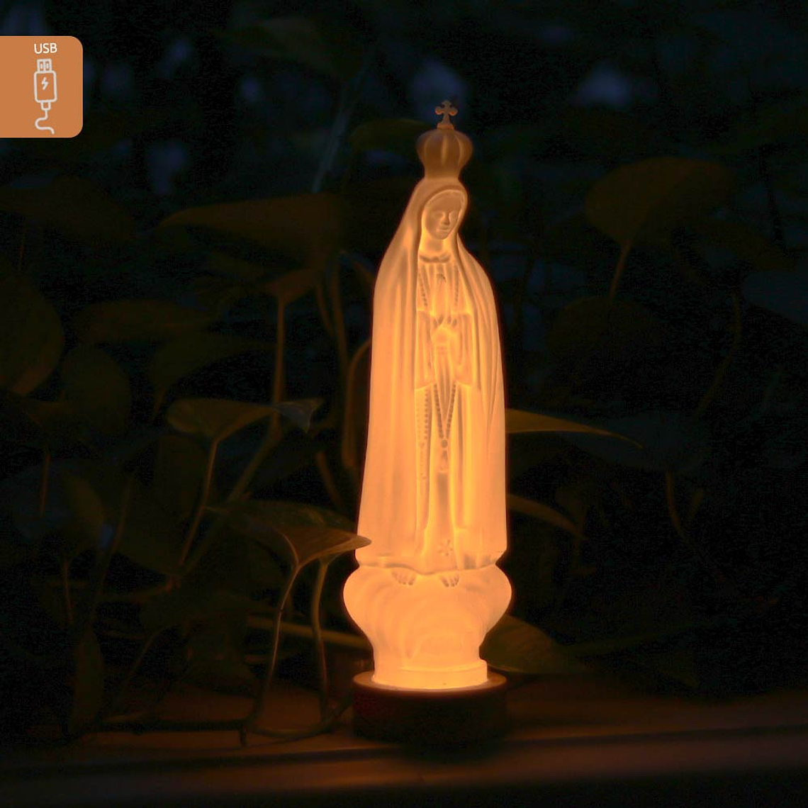 Illuminated Our Lady of Fatima - USB LED Lamp 2
