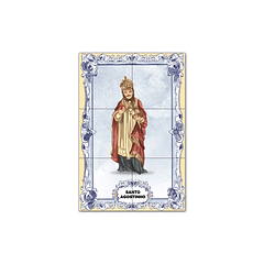 Painel de Azulejos de Santo Agostinho 30 cm x 45 cm