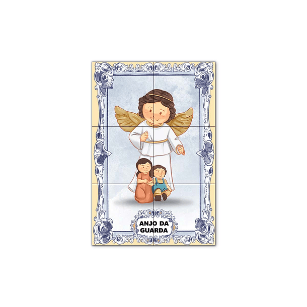 Painel de Azulejos do Anjo da Guarda 30 cm x 45 cm 1