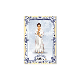 Painel de Azulejos do Anjo de Portugal 30 cm x 45 cm