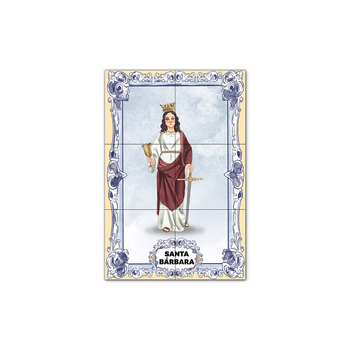 Azulejos di Santa Barbara 30 cm x 45 cm 1