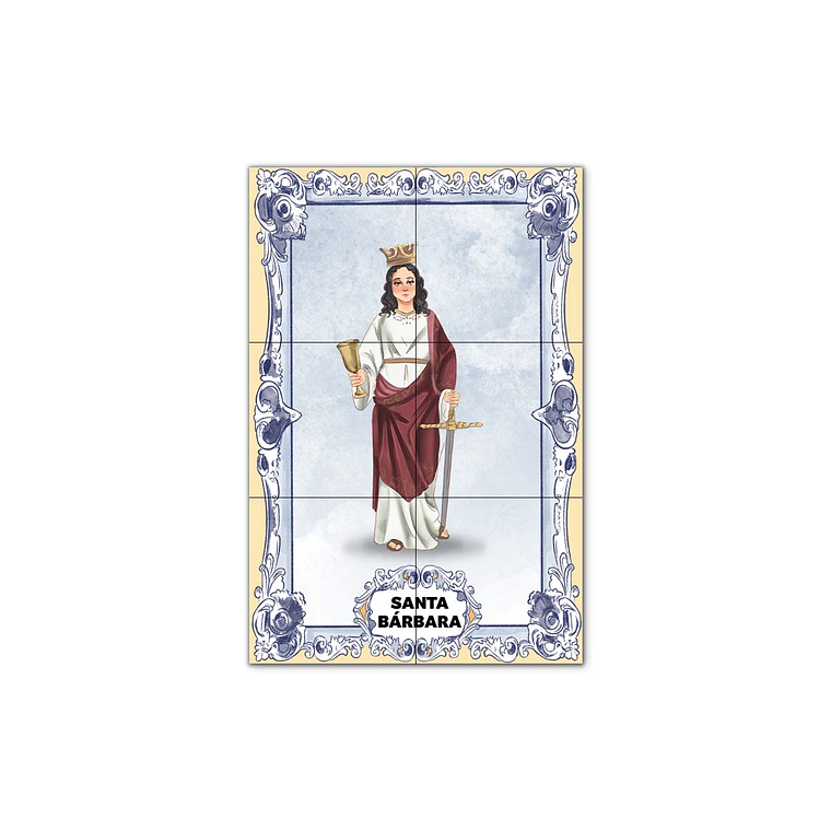 Azulejos di Santa Barbara 30 cm x 45 cm 1